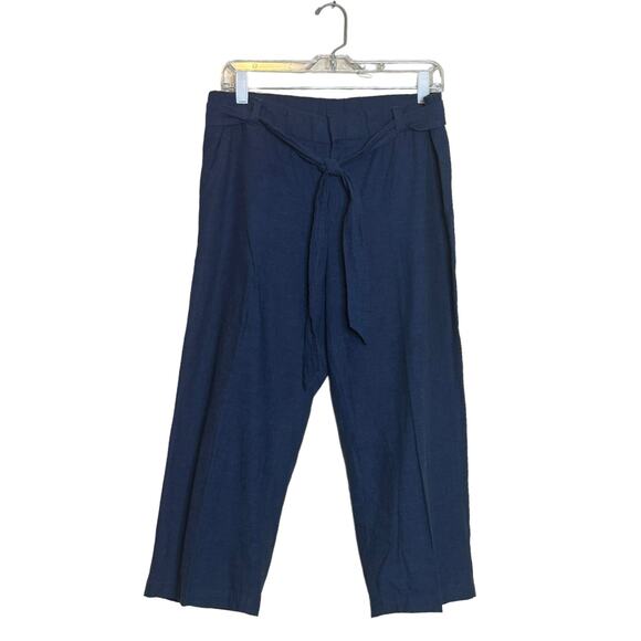Liz Claiborne blue cropped casual pants size small - Picture 7 of 9